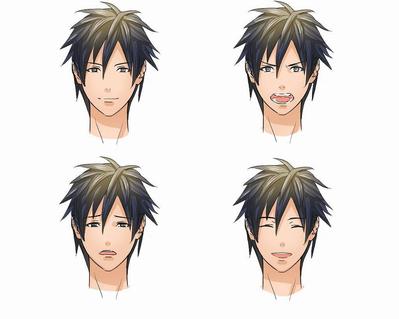 キャラクターデザイン　表情