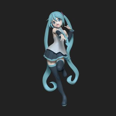 初音ミク３Dモデリング