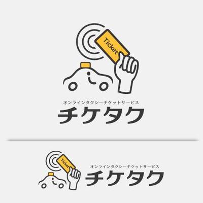 タクシーチケットサービス(サイト)「チケタク」のロゴ