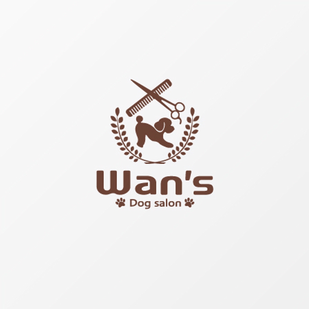 トリミングサロン(犬の美容室)「Wan&amp;#039;s」のロゴ