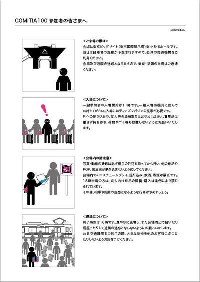 フリーペーパー用ピクトグラム