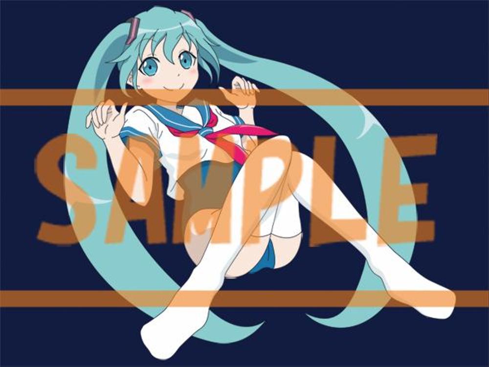 イラストサンプル２（アニメ塗り）