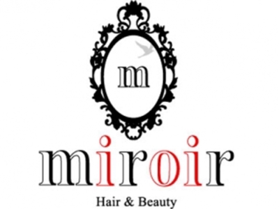「美容室miroir 」のロゴ