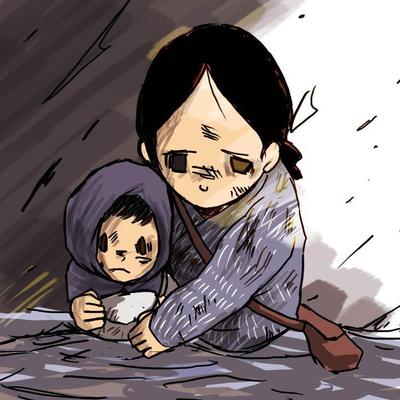 「未来を伝える私の戦争と平和への願い」挿絵