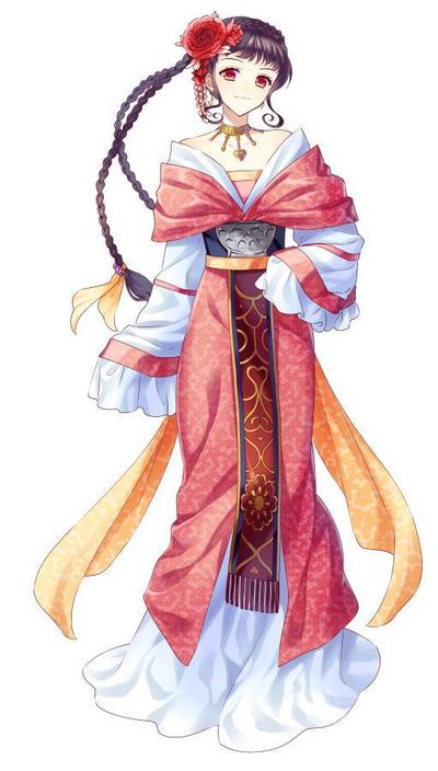 中華風女性立ち絵
