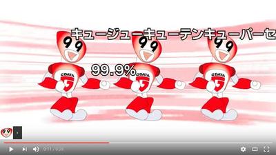 「脅威の検出率 G Data」プロモーション動画