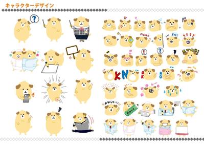 医療系専門学校イメージキャラクター LINEスタンプ作成