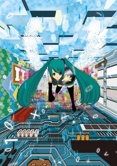 初音ミクのイラスト