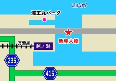 簡略化した地図