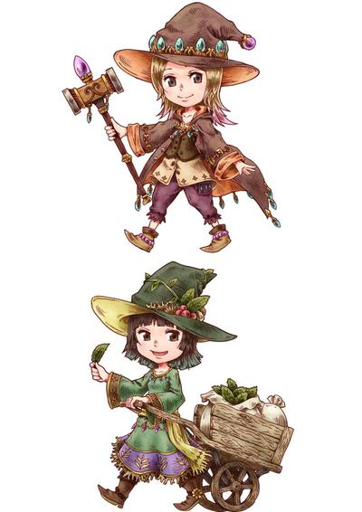 ファンタジー・アンティーク系のキャラクターを制作しました