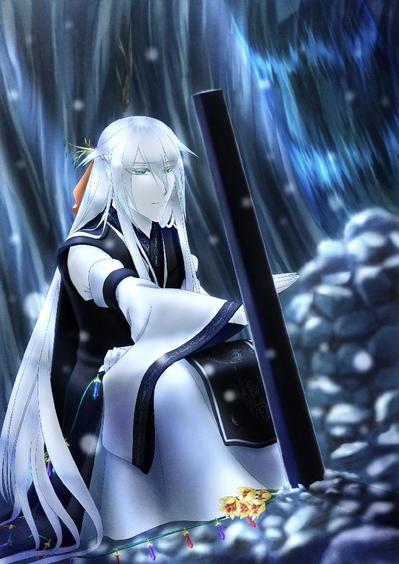 キャラクター1人と背景