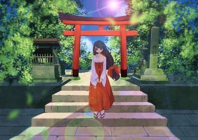 背景有のイラスト