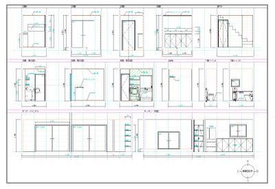 JW_CADによる木造住宅展開図１