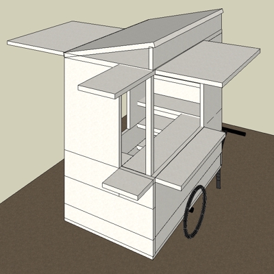 移動式キッチンのデザイン