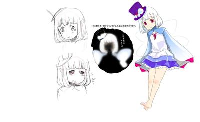 同人ゲームキャラクターデザイン２