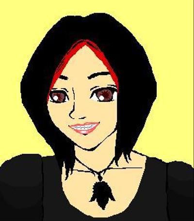 ペイントを使った芸能人の似顔絵