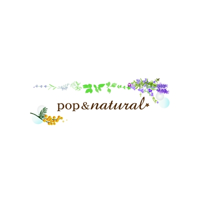 Pop&amp;amp;amp;natural様　ロゴ制作