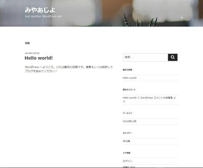 お好きなWordPressテーマを導入します