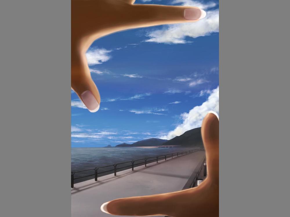 風景イラスト・海と空