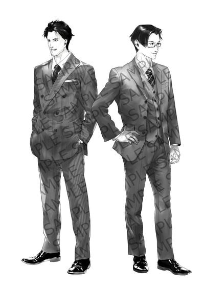 「スーツの男性のイラスト」