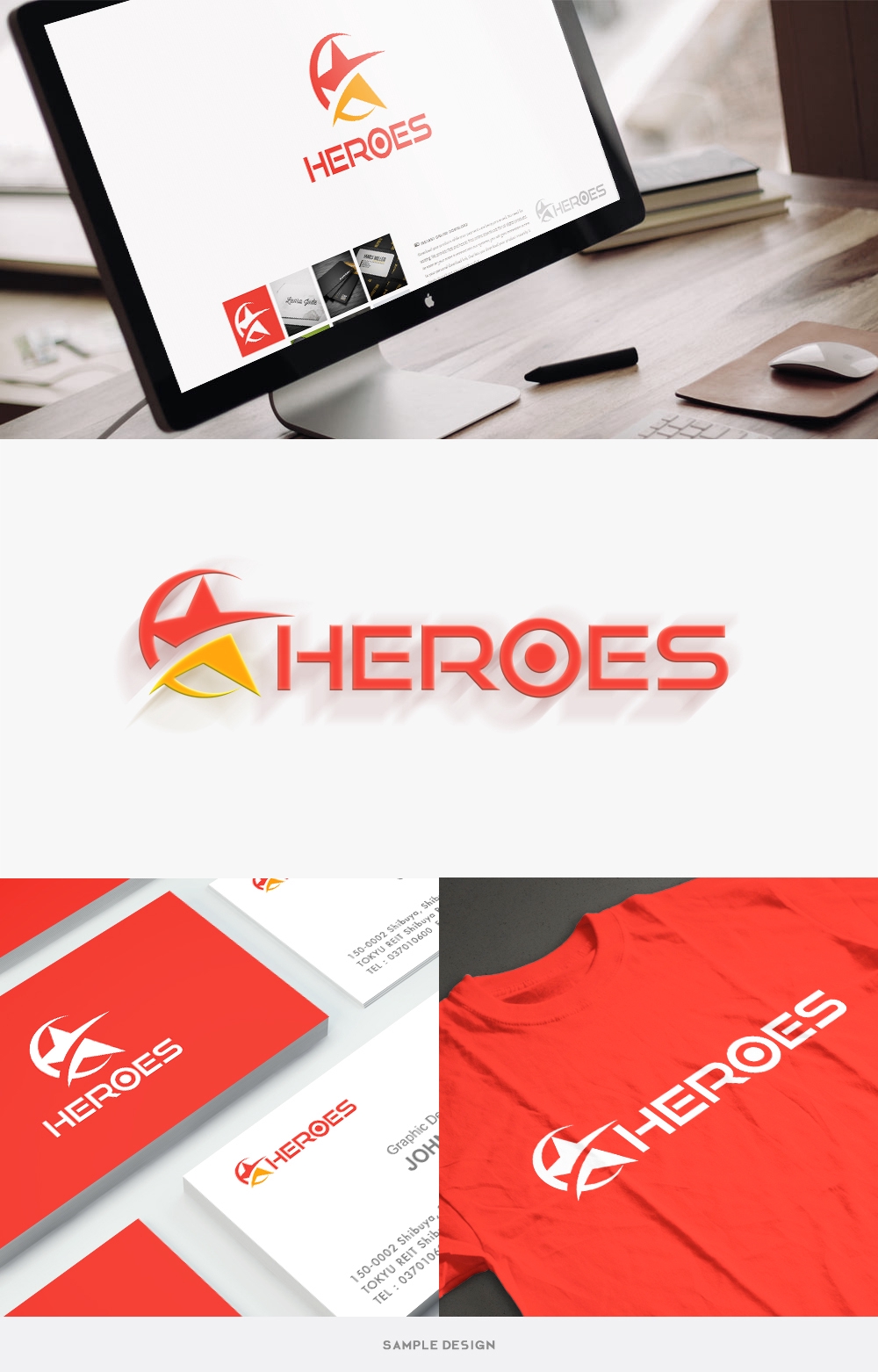 HEROES ロゴ