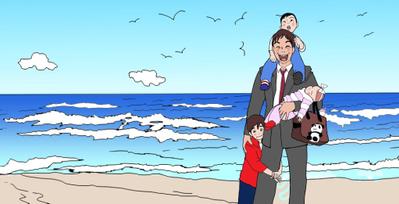 イクメンパパと子供たち
