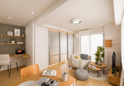 賃貸住宅内観パース