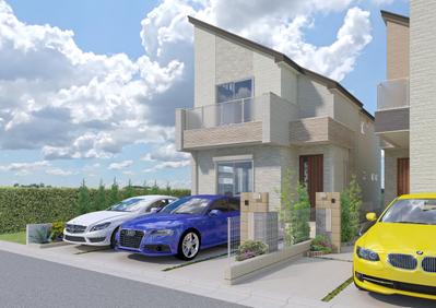 戸建住宅外観パース
