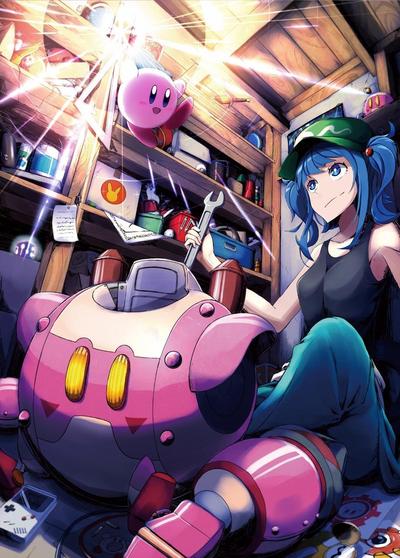 星のカービィ＋東方の二次創作イラスト