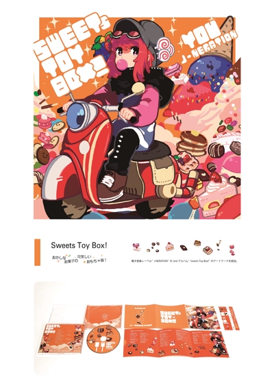 電子音楽レーベル「J-NERATION」の2ndアルバム「Sweets toy Box!」