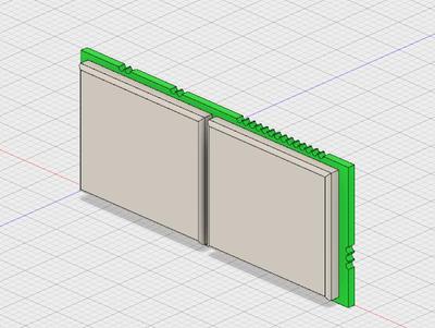 PCB（基板）概形モデル作成