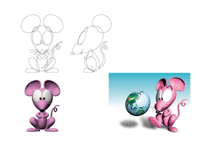 キャラクターデザイン Mouse