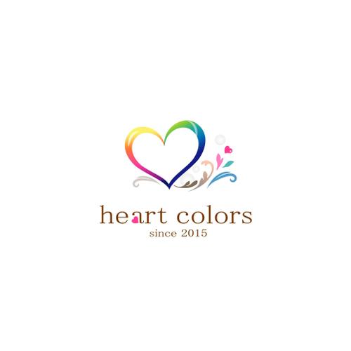 Heart Colors様 ロゴデザイン ポートフォリオ詳細 Mari 21 デザイナー クラウドソーシング ランサーズ