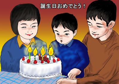 誕生日記念写真