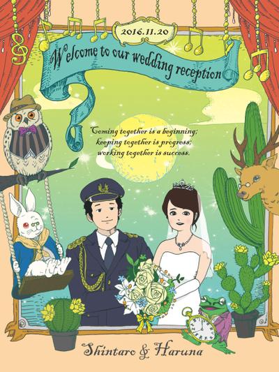 結婚式ウェルカムボード