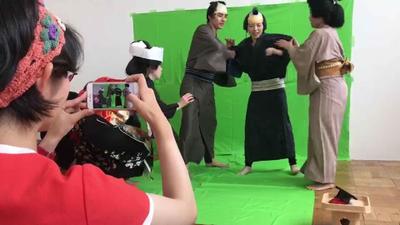 自主制作短編映画「滑稽なアイ」撮影風景