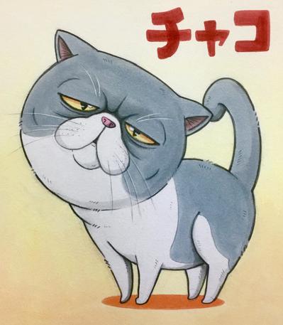 ペット似顔絵(５)