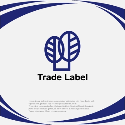 木材を主体とした海外貿易の会社のロゴ作成
