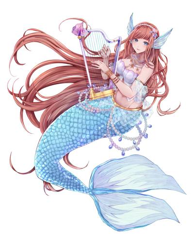 ソーシャルゲーム風イラスト：魚座