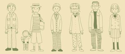 シンプル人物