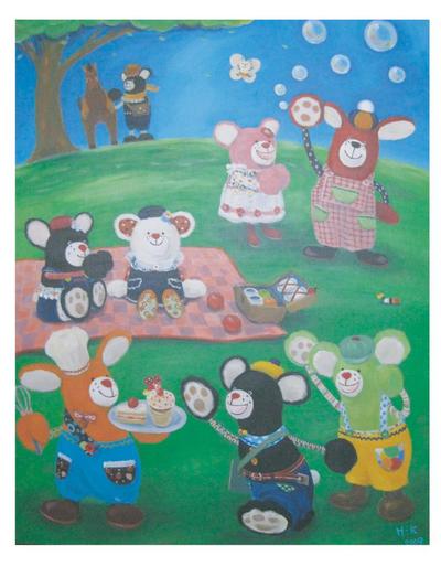 手描きイラスト-2【画材】