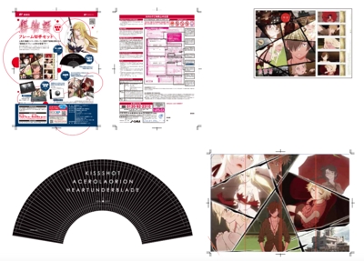 傷物語　映画傷物語 III 冷血篇 DVD発売記念　切手シートその他デザイン