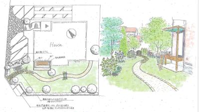 個人邸ガーデンリフォーム図面