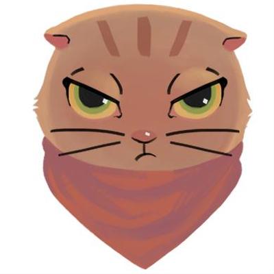 猫の顔_怒った顔