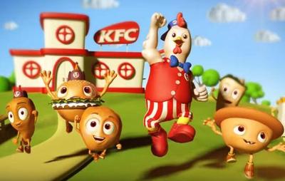 KFC - テレビCM (3Dアニメーション)