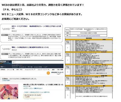 ブログ記事・小説・ノンフィクション、幅広く対応執筆します！