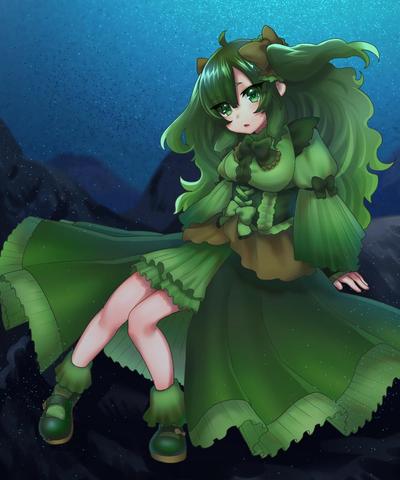 わかめの擬人化