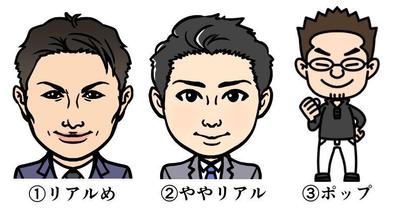 【名刺用】似顔絵サンプル