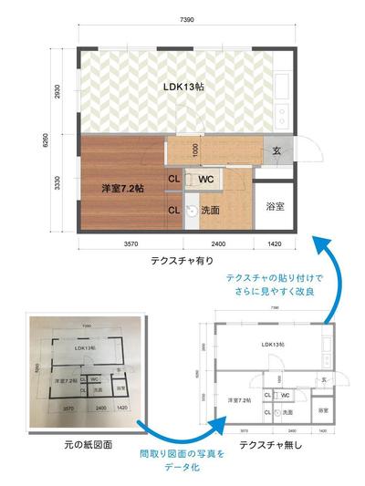 間取り図完成イメージ