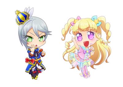 「アイドルタイムプリパラ」　紫京院 ひびき　夢川 ゆい